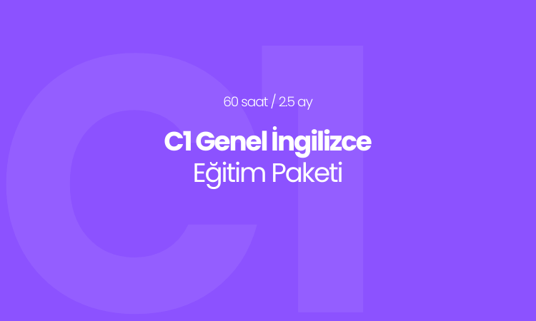 C1 Genel İngilizce Eğitim Paketi